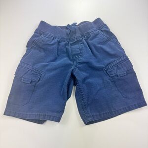 Cherokee Toddler Boy's Blue Cotton Cargo Shorts Size 4T